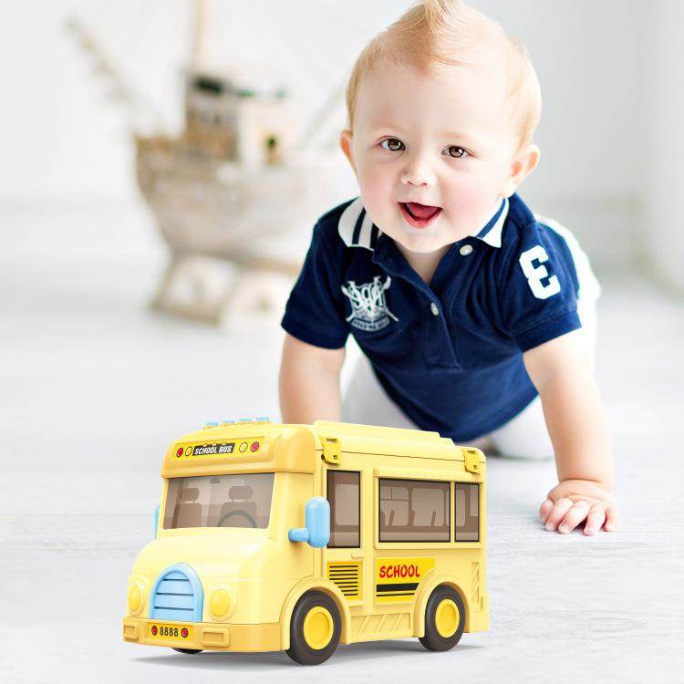 滑行音乐校巴儿童过家家房车玩具音乐收纳车变形巴士套装,淘宝优惠券,粉丝福利购,淘宝优惠卷