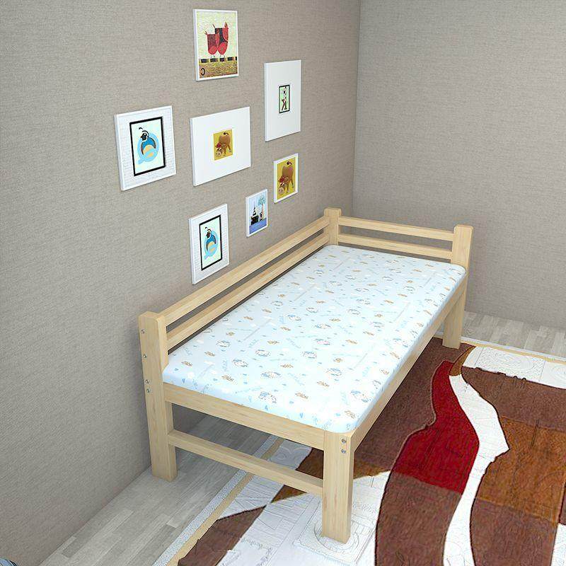 拼接床实木儿童床拼接大床加宽边床带护栏男孩宝宝小床婴儿床,淘宝优惠券,粉丝福利购,淘宝优惠卷