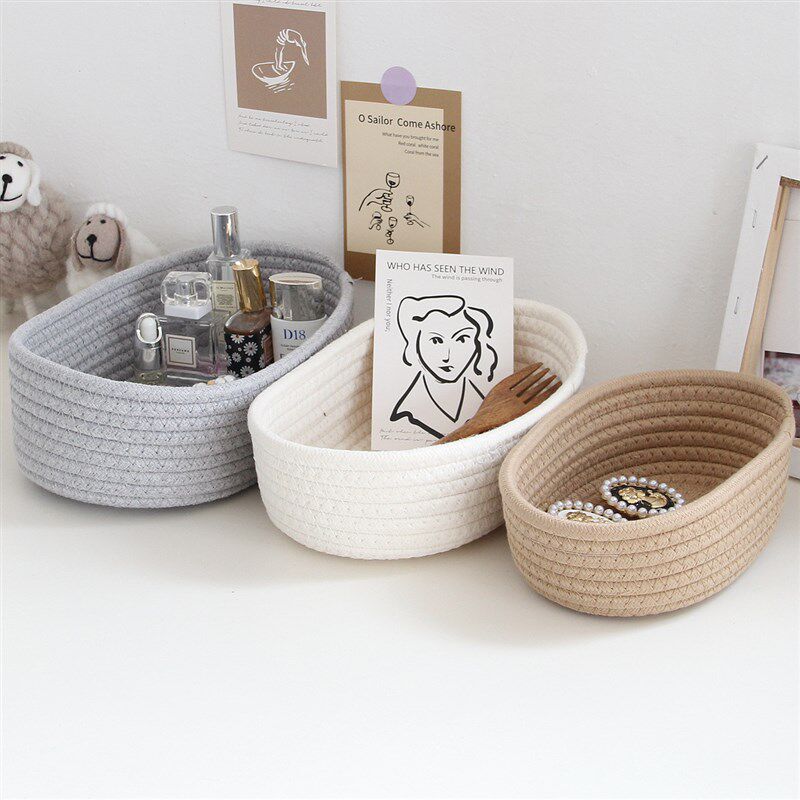 Medieval style Nordic simple living room entrance bedroom desktop storage box jewelry storage box high-end niche