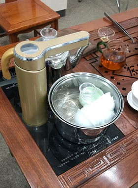 盈悦快煮壶平面电磁炉自动上水平板茶台烧水壶嵌入式家用电热水壶