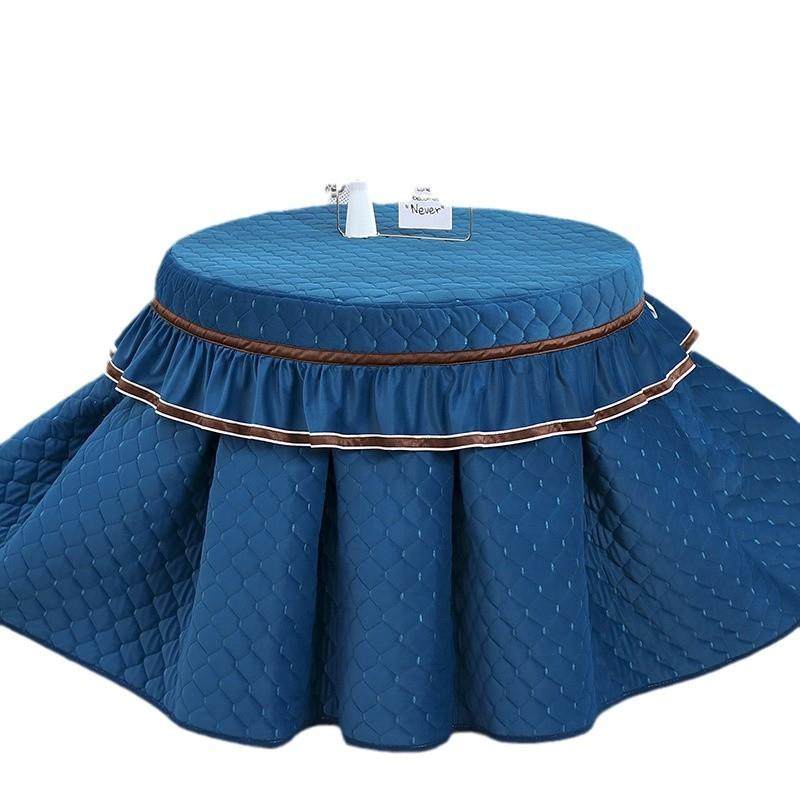 新款圆形烤火桌子罩桌布家用加绒加厚电暖炉茶几桌子罩套圆桌罩,淘宝优惠券,粉丝福利购,淘宝优惠卷