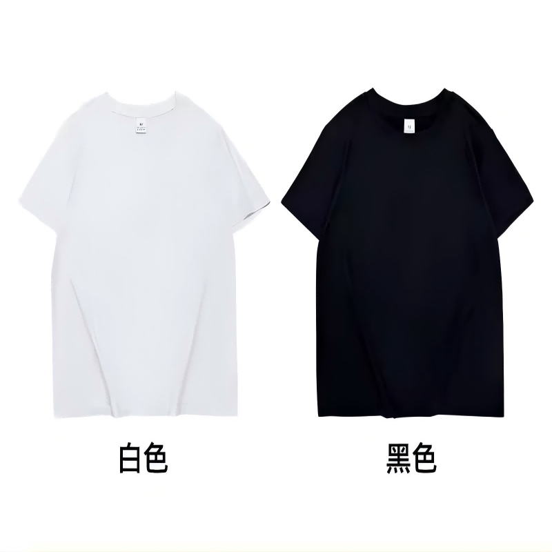 zptx美式圆领短袖T恤百搭纯色正肩潮流打底衫休闲修身简约宽松夏