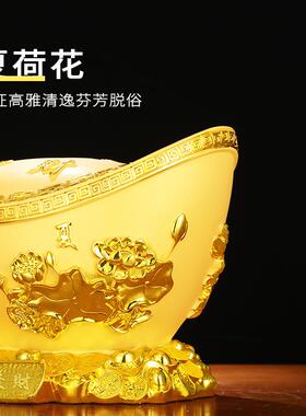 家直销金元宝摆件钱罐聚盆储蓄罐宝家存居装饰HAITENG-新居厂店铺