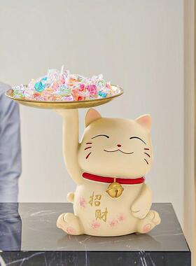 猫件新开F97HTT9T业大吉摆礼收银前台吧台店物铺发财猫装饰品送朋