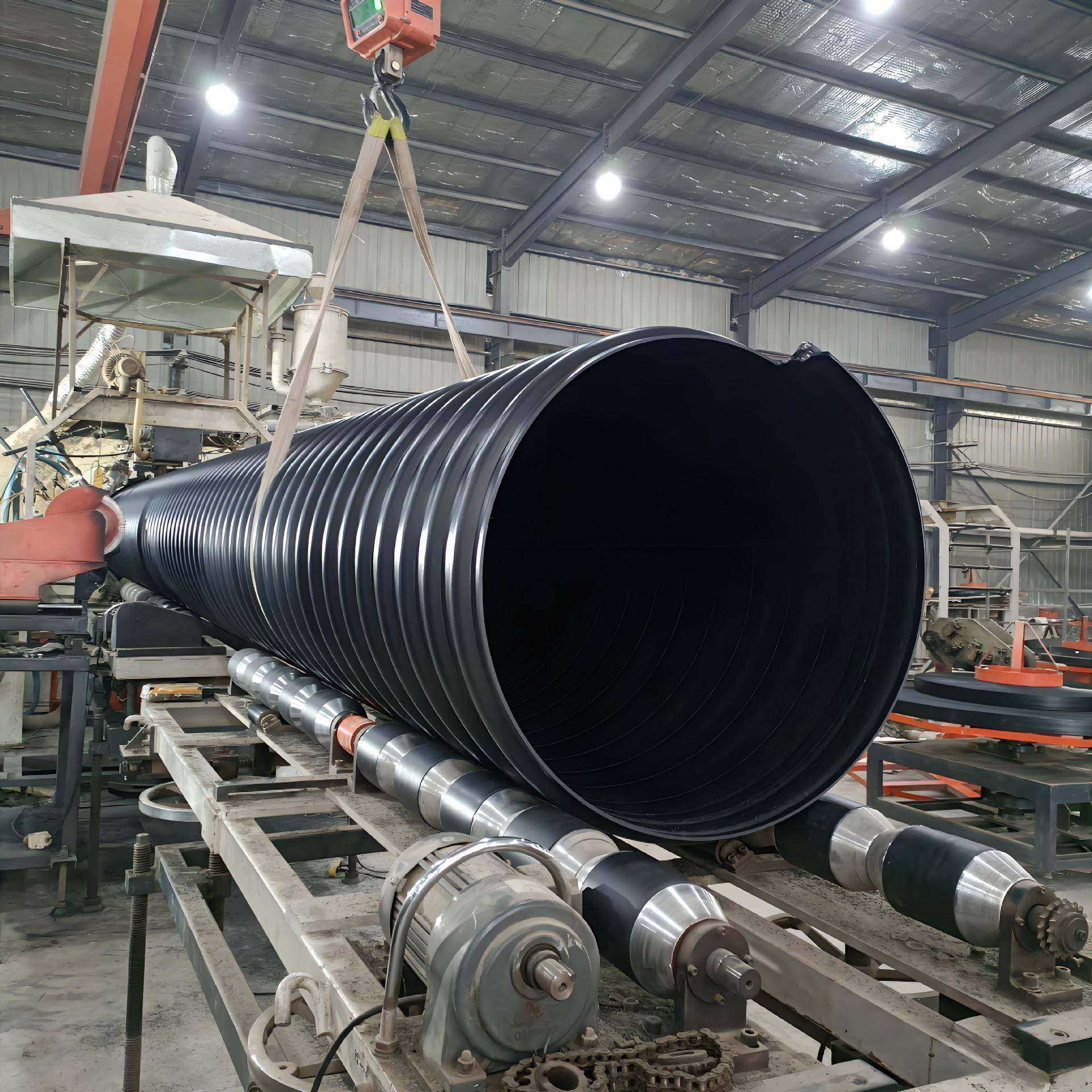 厂家pe大口径波纹管排污钢带波纹管hdpe双壁增强螺旋波纹管,淘宝优惠券,粉丝福利购,淘宝优惠卷