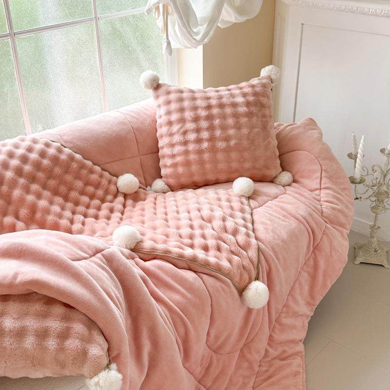 兔毛绒NS-2024抱枕被子两用合一车用午睡枕头二被2025新载折叠款,淘宝优惠券,粉丝福利购,淘宝优惠卷