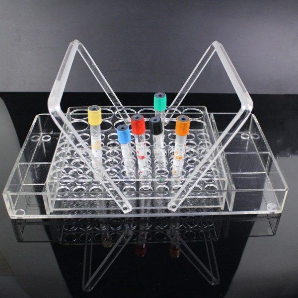 有机玻璃材质手提式采血盘  真空采血管架  亚克力试管架,淘宝优惠券,粉丝福利购,淘宝优惠卷