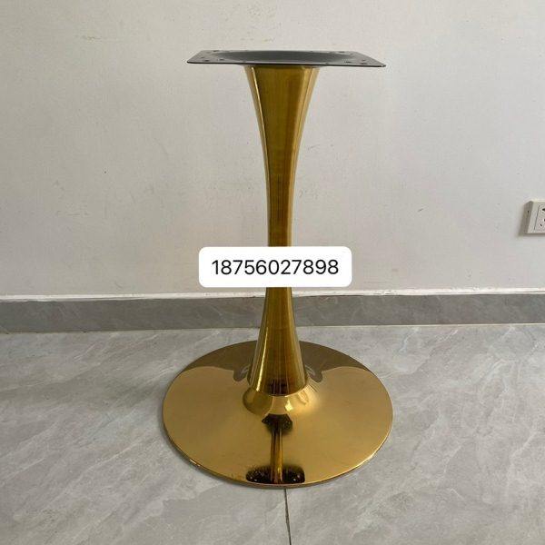 洽谈桌圆桌铁艺桌腿支架郁金香桌脚喇叭脚餐桌脚架金属茶几桌子腿,淘宝优惠券,粉丝福利购,淘宝优惠卷