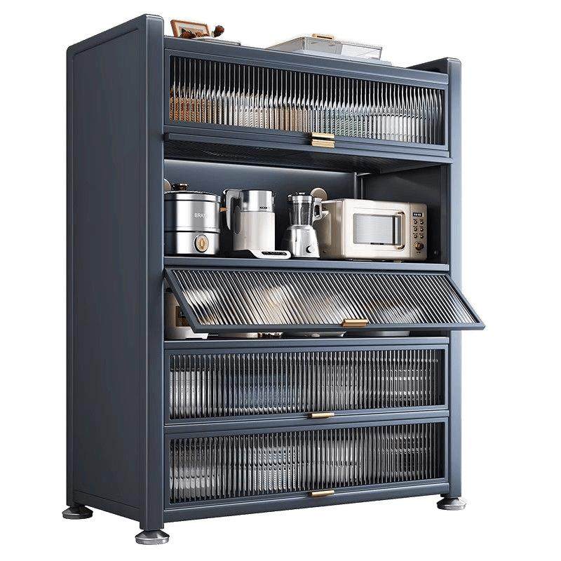 全宜奇加厚厨房置物架落地多层橱柜家用碗柜餐边柜楼道储物柜,淘宝优惠券,粉丝福利购,淘宝优惠卷