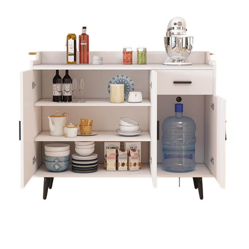 奶油风多层靠墙餐边柜茶吧机柜子卧室家用厨房储物现代简约茶水柜,淘宝优惠券,粉丝福利购,淘宝优惠卷
