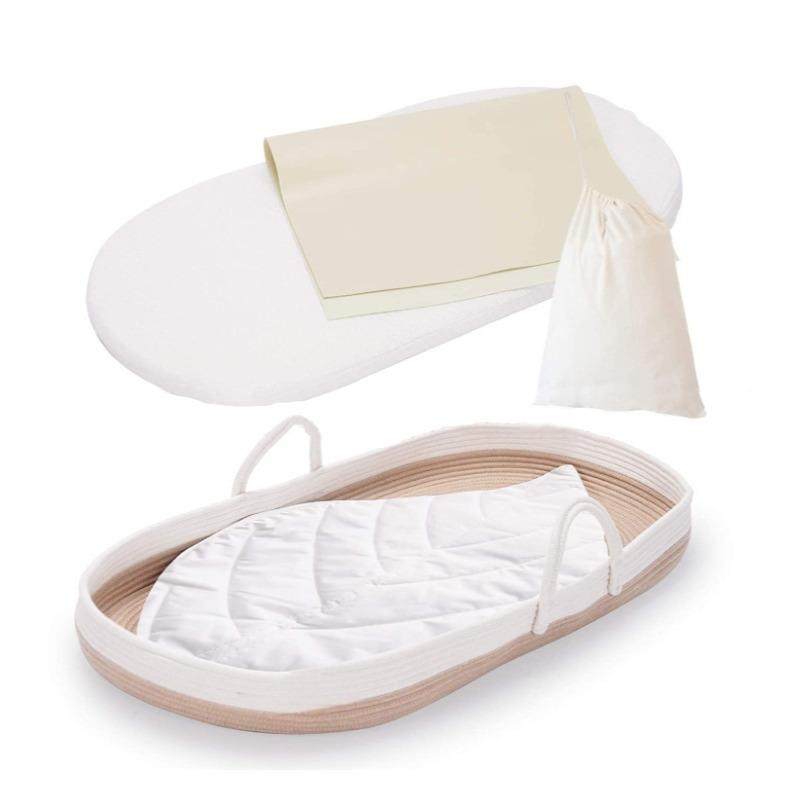 2022新款宝宝睡觉提篮外出新生儿编织手提篮便携式户外婴儿床,淘宝优惠券,粉丝福利购,淘宝优惠卷