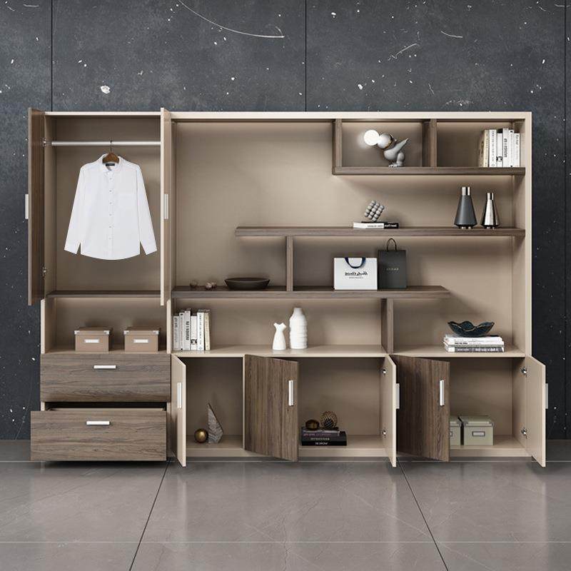 直销落地木质办公柜文件柜轻奢老板柜实木展示柜家用收纳书架,淘宝优惠券,粉丝福利购,淘宝优惠卷