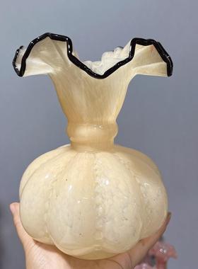 新中古风彩AL715525虹色芬顿风法式品瓜珠南花手工琉璃玻璃家插瓶