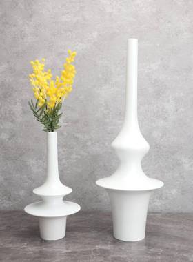 现代简约明0030树脂花器样板房客厅茶几厅桌餐面玄关透饰家居装品