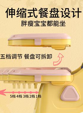 宝宝餐椅可折叠便携式家用婴儿吃饭餐桌座椅多功能可调节儿童餐椅