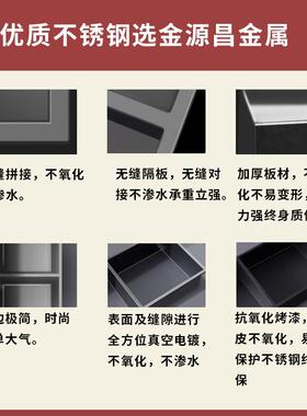304嵌入式不锈钢壁龛商用架子搁板壁架内嵌收纳置物金属浴室壁龛