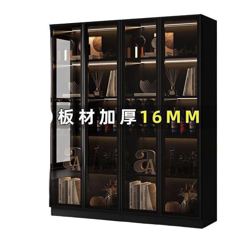 轻奢酒柜靠墙储物柜现代简约高档餐边柜家用一体边柜玻璃门展示柜,淘宝优惠券,粉丝福利购,淘宝优惠卷