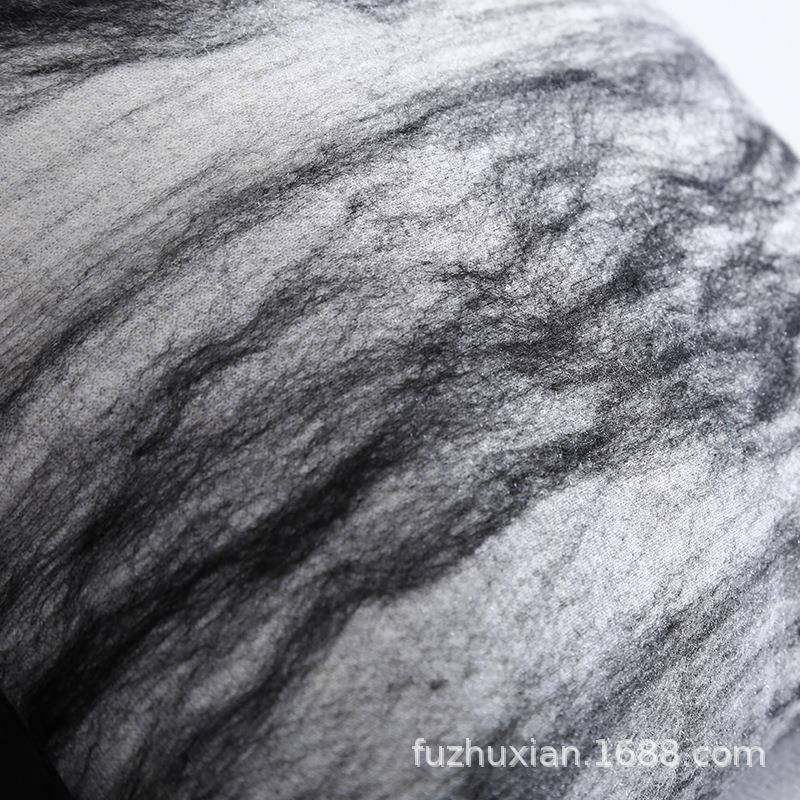 现代中式黑色波浪纹沙发抱枕样板间民宿设计师床头靠垫靠包方枕,淘宝优惠券,粉丝福利购,淘宝优惠卷