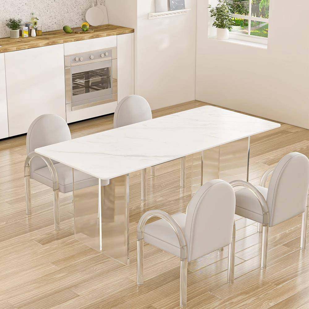 亚克力透明椅子水晶书桌椅北欧简约轻奢网红梳妆椅化妆凳家用餐椅,淘宝优惠券,粉丝福利购,淘宝优惠卷