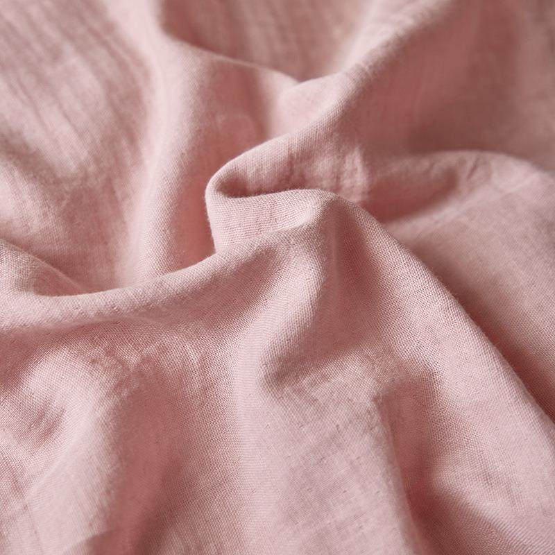 母婴A类全棉双层皱皱纱被套单件简约纯棉被罩180x200纯色单人被单,淘宝优惠券,粉丝福利购,淘宝优惠卷