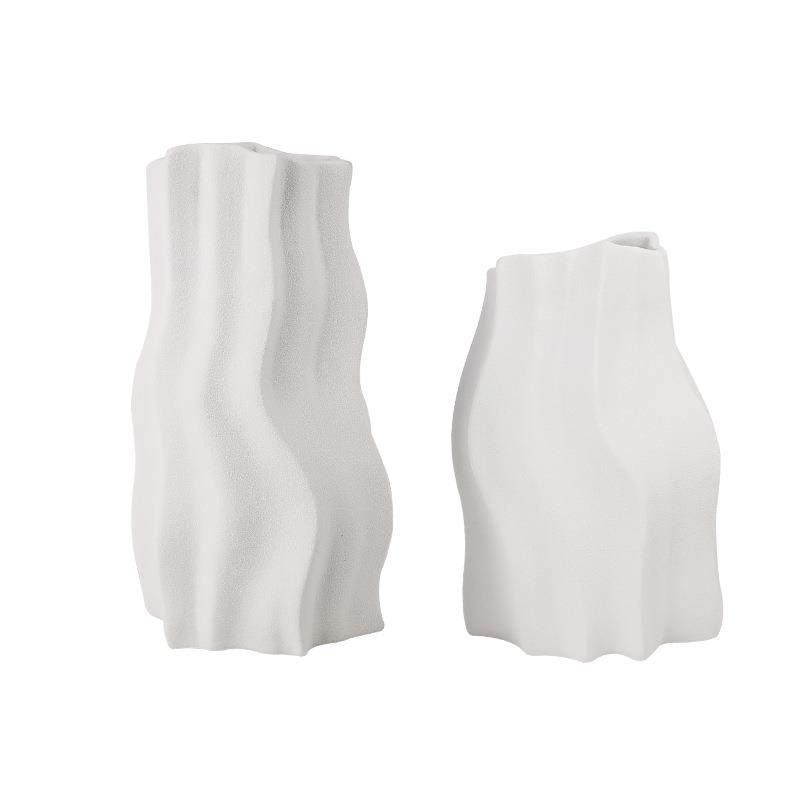 现代简约不规则艺术陶瓷摆件客厅干花插花器创意家居玄关餐桌装饰,淘宝优惠券,粉丝福利购,淘宝优惠卷