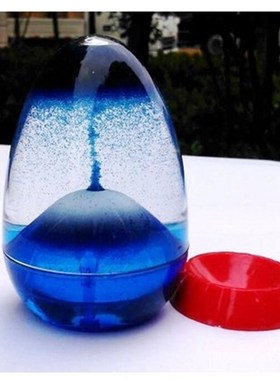 火山爆发沙漏计时器摆件液体油滴油漏儿童可爱创意女生日礼物个性