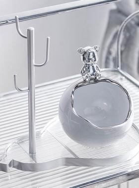 随ins风入沐户鞋柜放钥匙收入门玄0关桌面纳装饰件家用乔迁摆新居