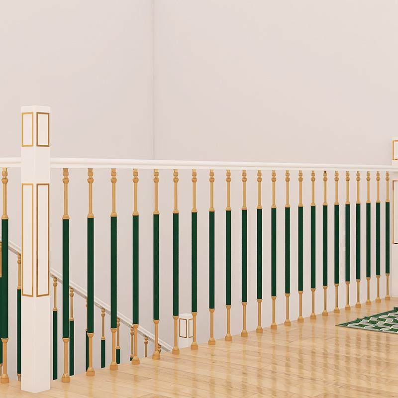 奇步轻奢皮革包覆铝镁合金楼梯扶手小柱简约现代平台护栏别墅家用,淘宝优惠券,粉丝福利购,淘宝优惠卷