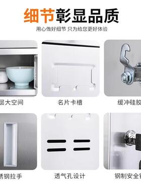 304不锈钢餐盘柜员工食堂多门碗柜餐厅职工餐具柜学校饭盒储物柜