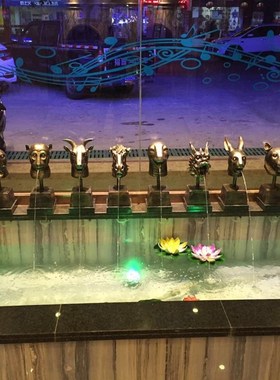 圆明园十二生肖12兽首铜像雕塑景观水池喷水池装饰吐水装饰摆件