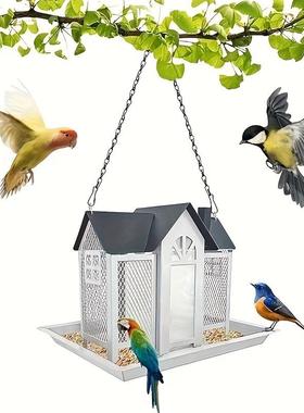 春季新款可拆卸架喂器支鸟澡鸟202501围栏夹板盆露台栏杆鸟类装饰