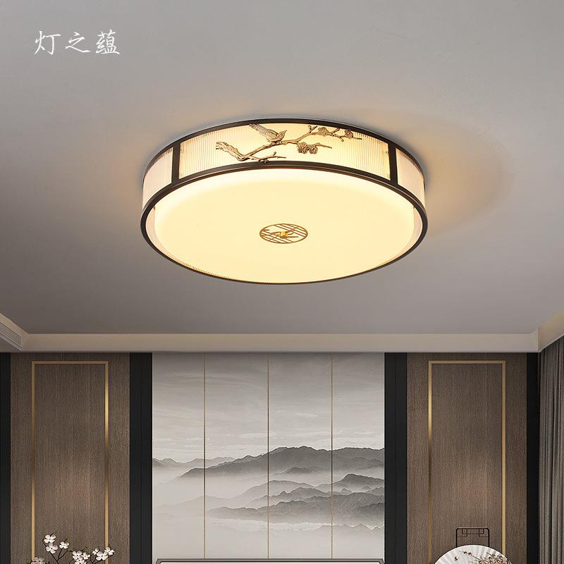 新中式卧灯2025新款室全灯IEA铜家用房卧间吸顶餐厅过道阳台书房 - 图2