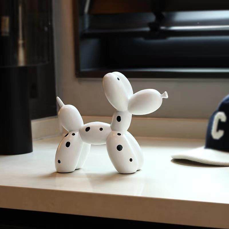 黑白斑气XSY球狗puppy棋盘格摆点件办公桌面家客厅样间板软装饰居,淘宝优惠券,粉丝福利购,淘宝优惠卷