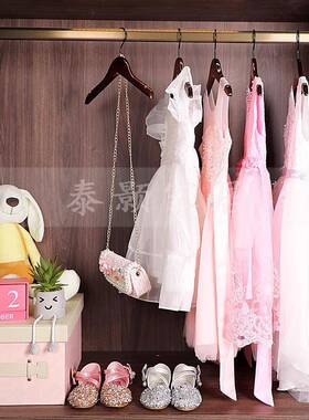 样软板间儿童房摆件衣衣帽公主裙纱裙女孩间房装饰品摆QDJ件柜装