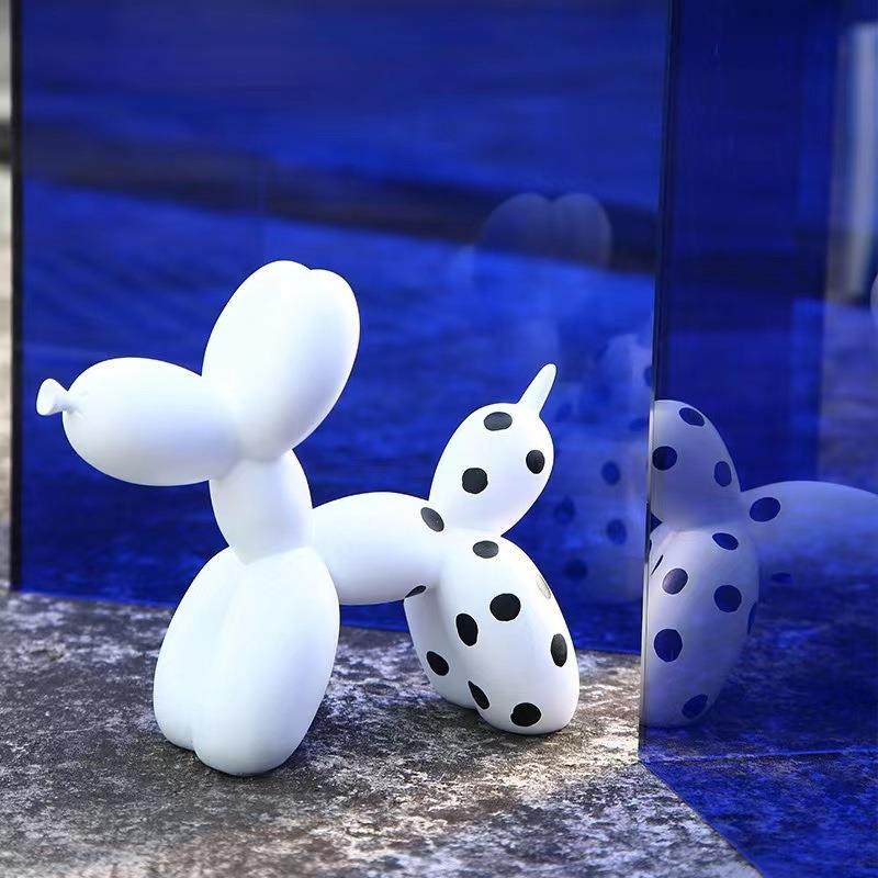 黑白斑气XSY球狗puppy棋盘格摆点件办公桌面家客厅样间板软装饰居,淘宝优惠券,粉丝福利购,淘宝优惠卷