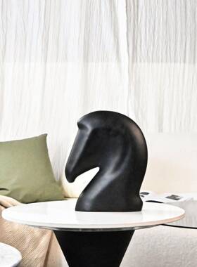 现极简样个板房木纹马头轻奢GT-A057抽爱马头性小众装饰家象居装