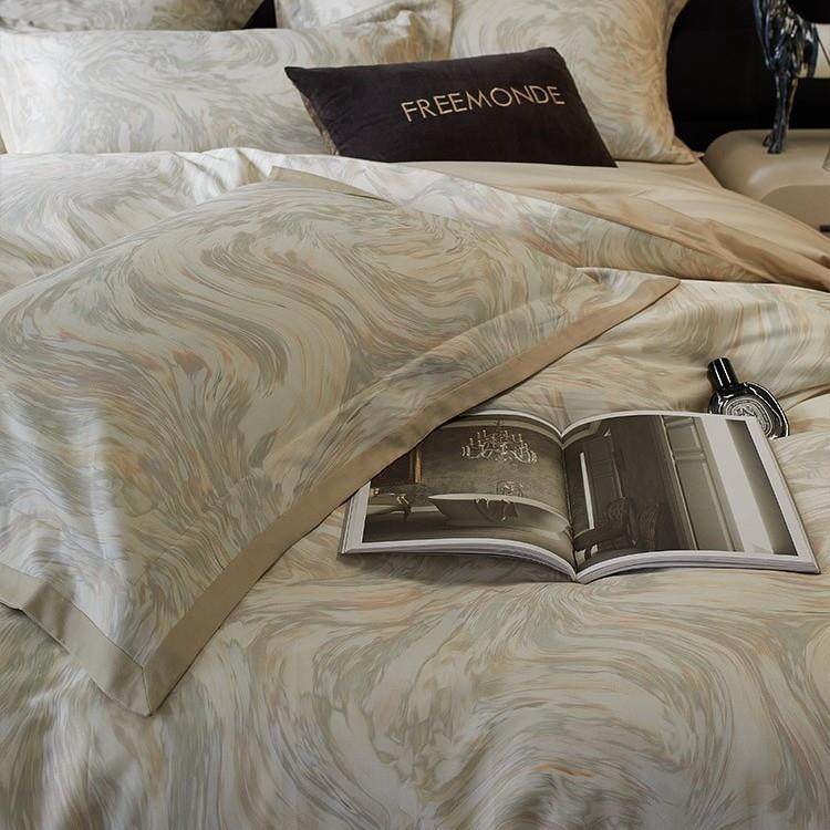 恒洽家纺丝棉磨毛加厚床单四件套秋冬季高端轻奢风被套床上用品,淘宝优惠券,粉丝福利购,淘宝优惠卷