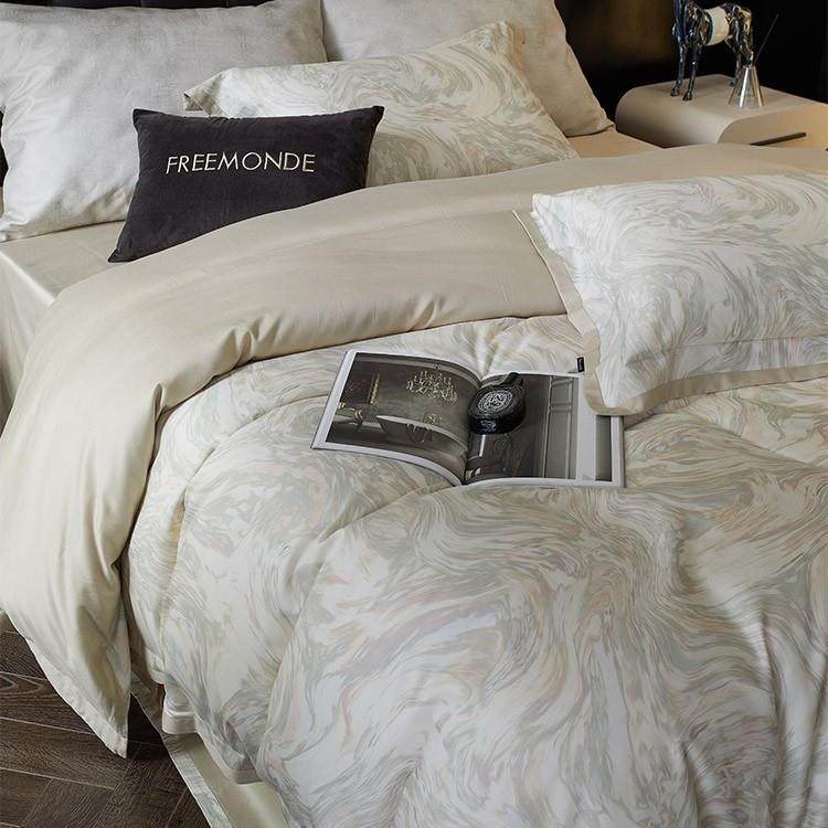 恒洽家纺丝棉磨毛加厚床单四件套秋冬季高端轻奢风被套床上用品,淘宝优惠券,粉丝福利购,淘宝优惠卷