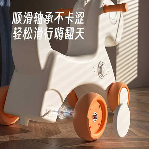宝宝摇摇马小木马儿童玩具摇马溜溜车二合一婴儿家用防摔2024新款 - 图1