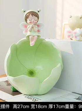 蜂网红ins少女蜜女孩品收纳摆件玄关书房茶办公YUK室桌面装饰几礼