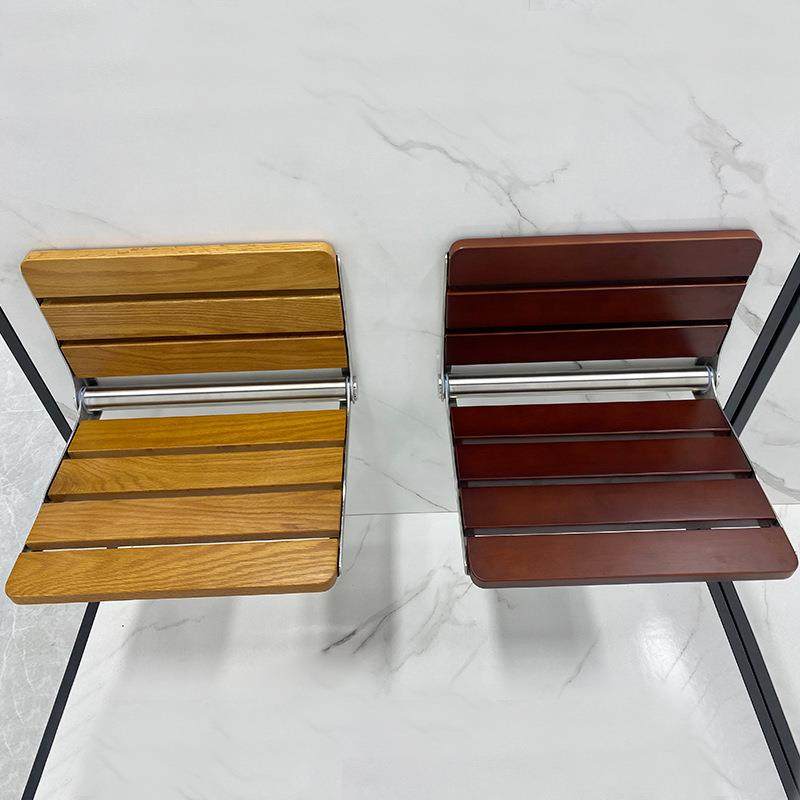 浴室折叠凳淋浴座椅墙壁挂式实木卫生间老年人厕所孕妇洗澡坐凳子,淘宝优惠券,粉丝福利购,淘宝优惠卷