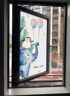 卧室全遮光玻璃贴纸防走光防窥窗户贴膜静电防晒隔热不透光窗帘贴