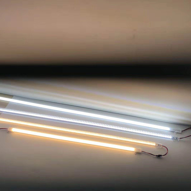 led硬灯条220v化妆品珠宝柜台货架灯带铝槽外壳卡扣展示柜led灯管 - 图0