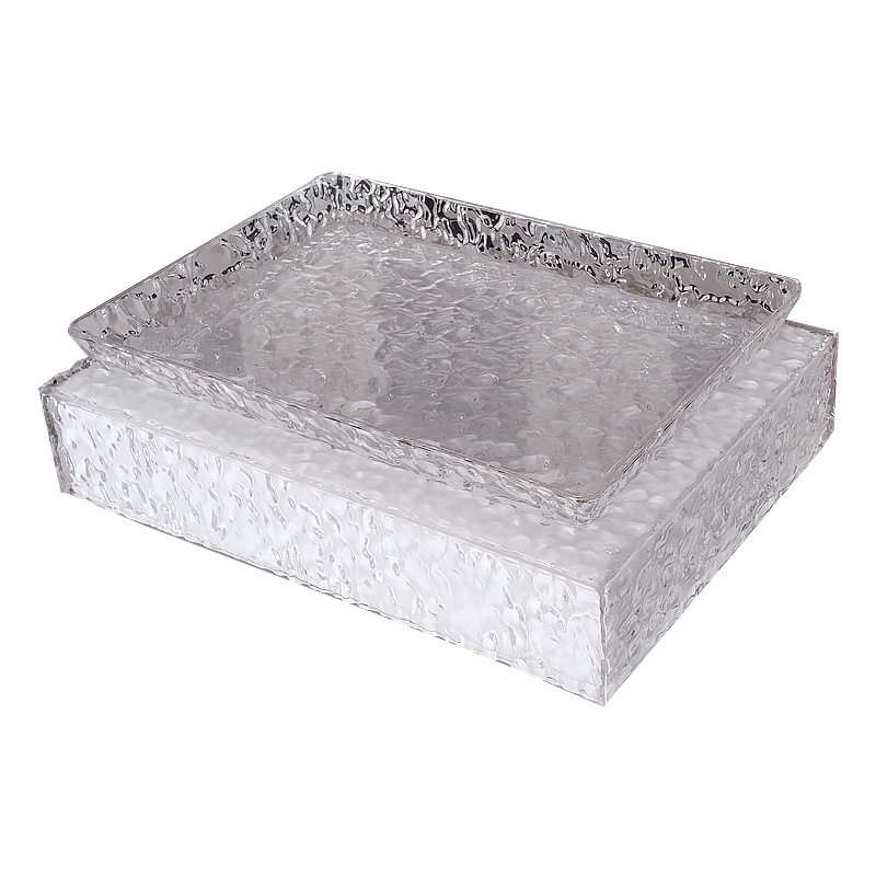 LED发光亚克力果盘冰封水果碟透明冰纹小吃碟ktv酒吧坚果盘家客厅,淘宝优惠券,粉丝福利购,淘宝优惠卷