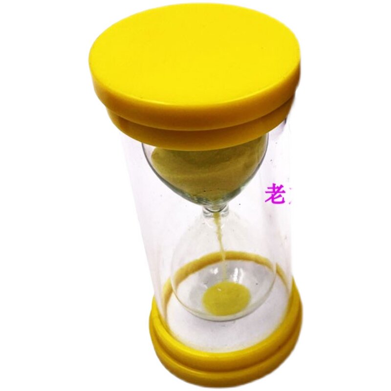 简约儿童沙漏塑料防摔厨房计时器20/3060/90秒2/3/5/8/10分钟摆件 - 图2
