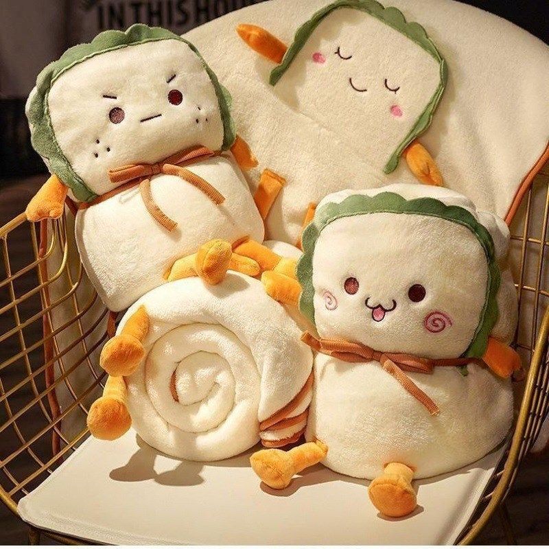 抱枕毯子两用二合一被子珊瑚绒小毛毯男女空调毯车载汽车儿童夏季,淘宝优惠券,粉丝福利购,淘宝优惠卷