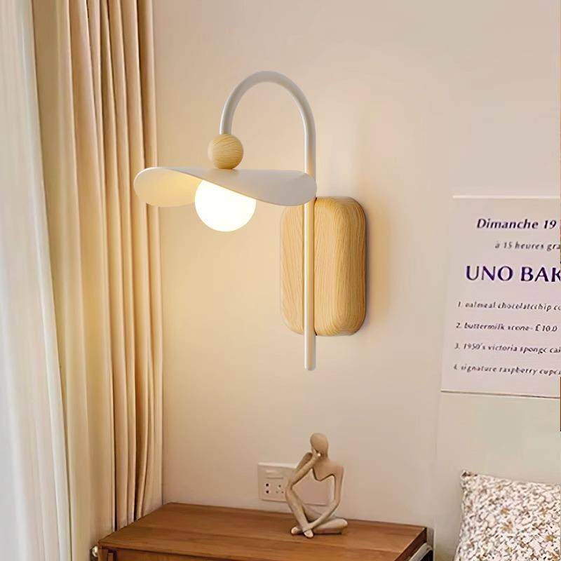壁灯卧室床头灯原木风客厅书房间走廊过道复古网红日式奶油风灯具,淘宝优惠券,粉丝福利购,淘宝优惠卷