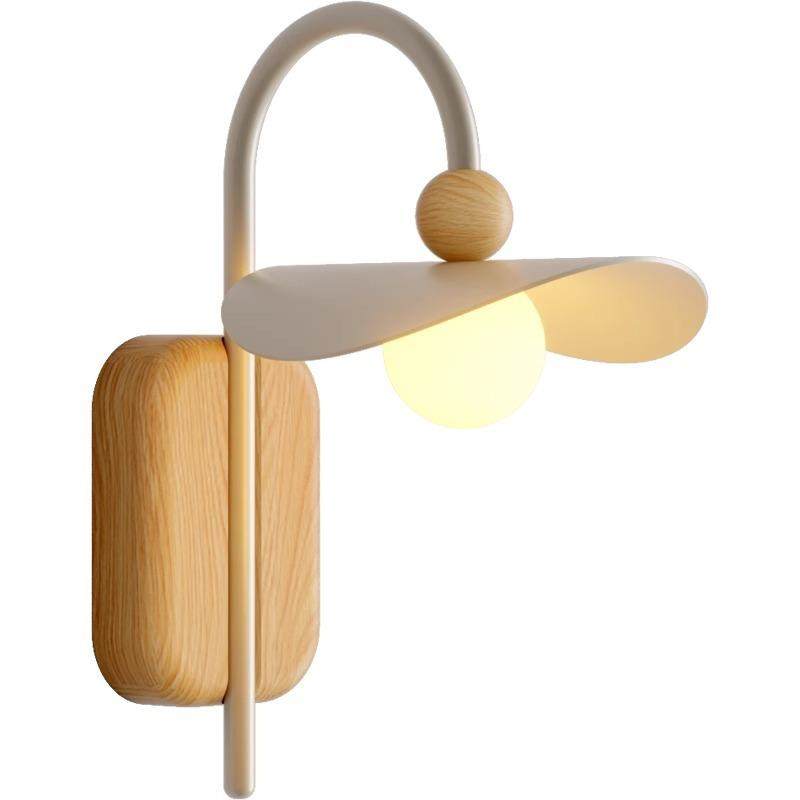 壁灯卧室床头灯原木风客厅书房间走廊过道复古网红日式奶油风灯具,淘宝优惠券,粉丝福利购,淘宝优惠卷