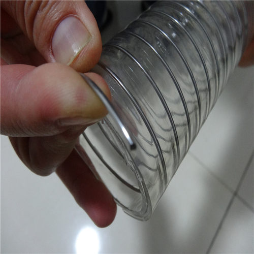 PU聚氨酯平滑管TPU耐磨耐压耐高温无异味食品级塑料透明钢丝软管 - 图0