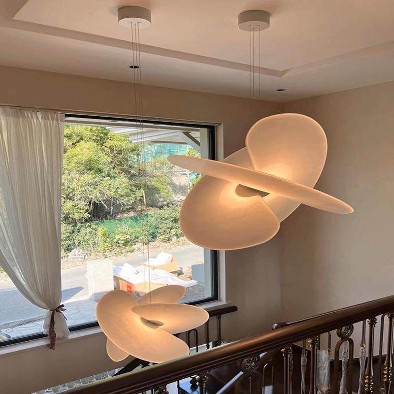 创意蚕丝客厅吊灯设计师款餐厅吊灯loft民宿卧室挑高复式楼梯灯具,淘宝优惠券,粉丝福利购,淘宝优惠卷